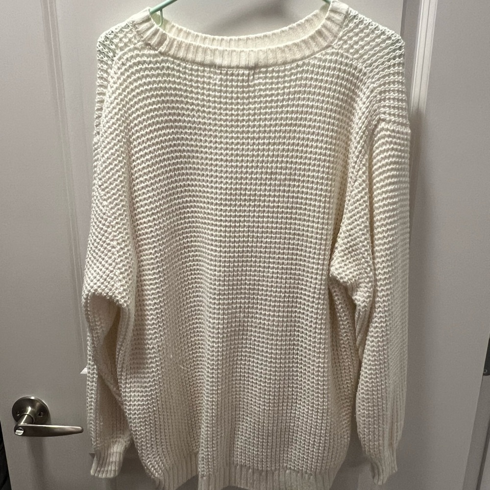 Cozy White Sweater